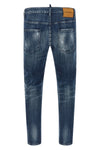 skater stone-washed cotton denim jeans