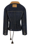 the wrap over dsquared2 jacket stands out for its construction