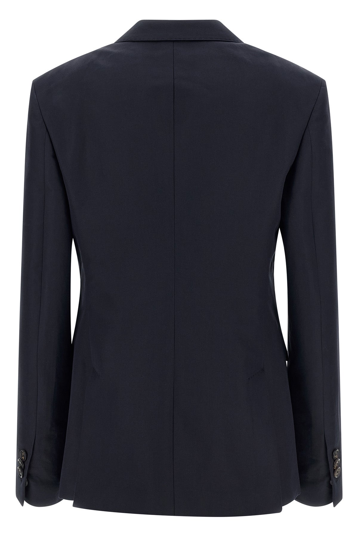 kathy double-breasted cotton gabardine blazer