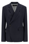 kathy double-breasted cotton gabardine blazer