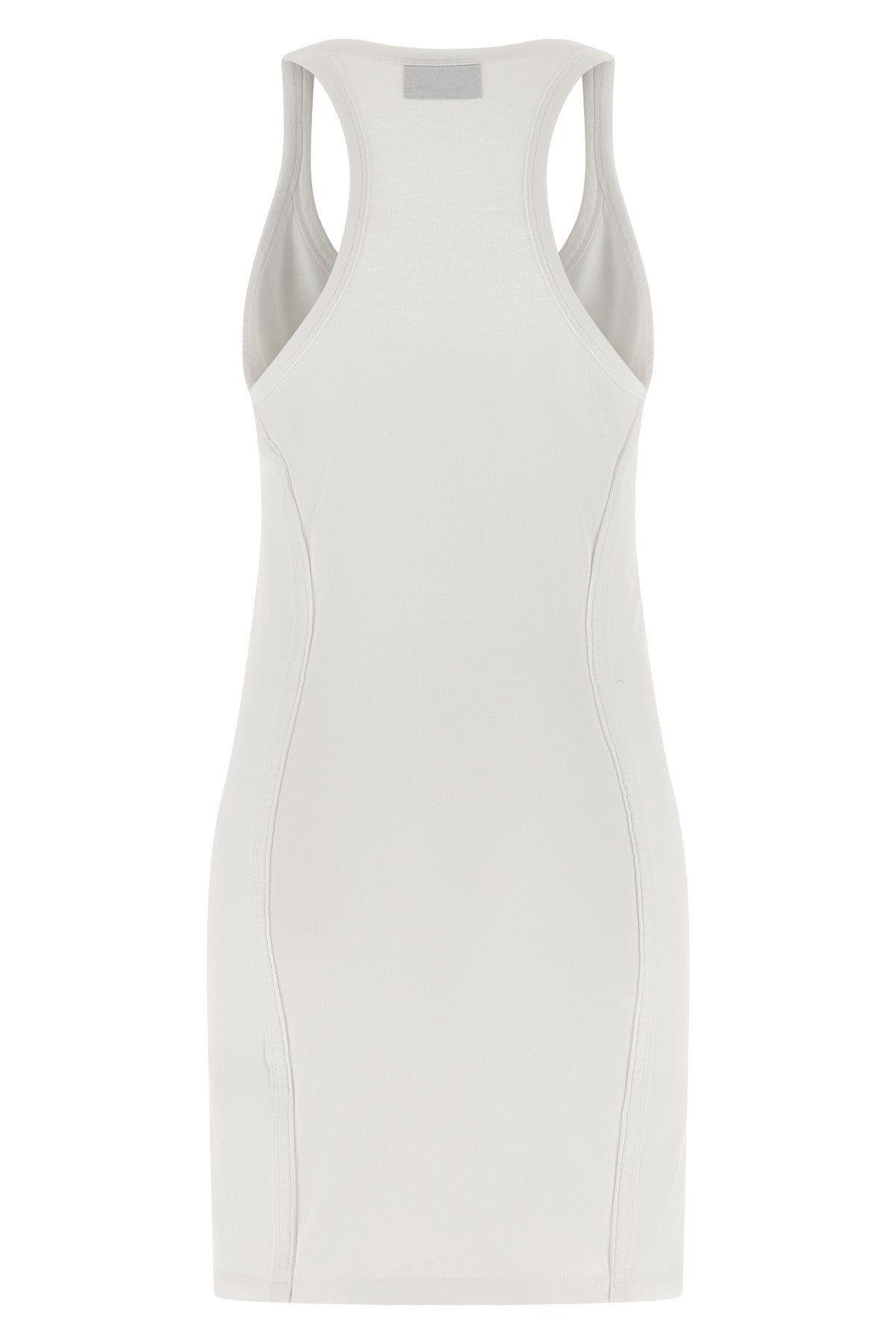 sexy ribbed cotton tank top minidress
