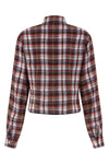 check baby breathable linen shirt