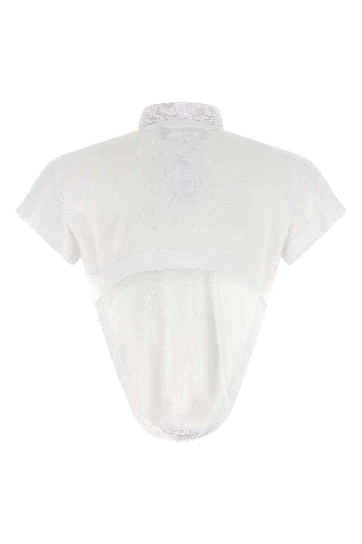 the dsquared2 deep cut just right fit cropped polo shirt reinterprets the clas