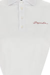 the dsquared2 deep cut just right fit cropped polo shirt reinterprets the clas