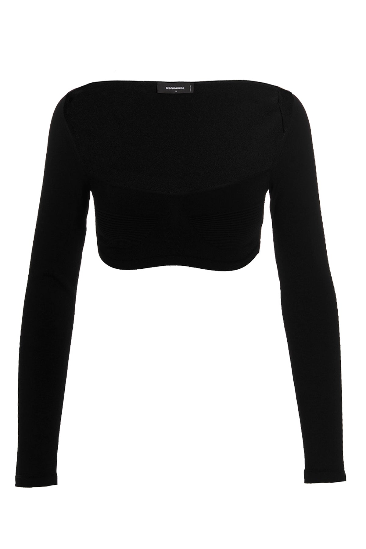 viscose blend cropped sweater
