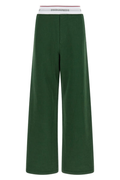the dsquared2 sports pants redefine the loungewear aesthetic through large volum