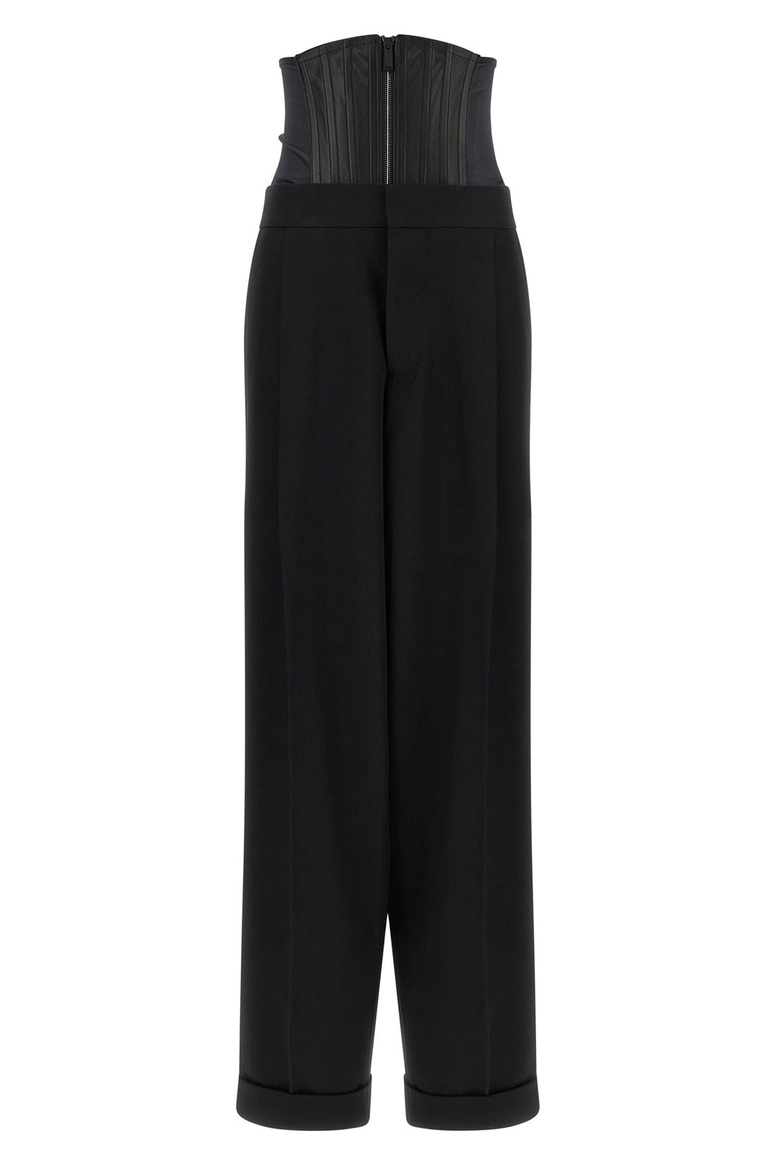 DSQUARED2 38 the dsquared2 tailored2 black pants and corset set offers a new take on tailor