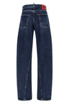 the loose twst jeans dsquared2 feature a tailor-made construction in pure cotto