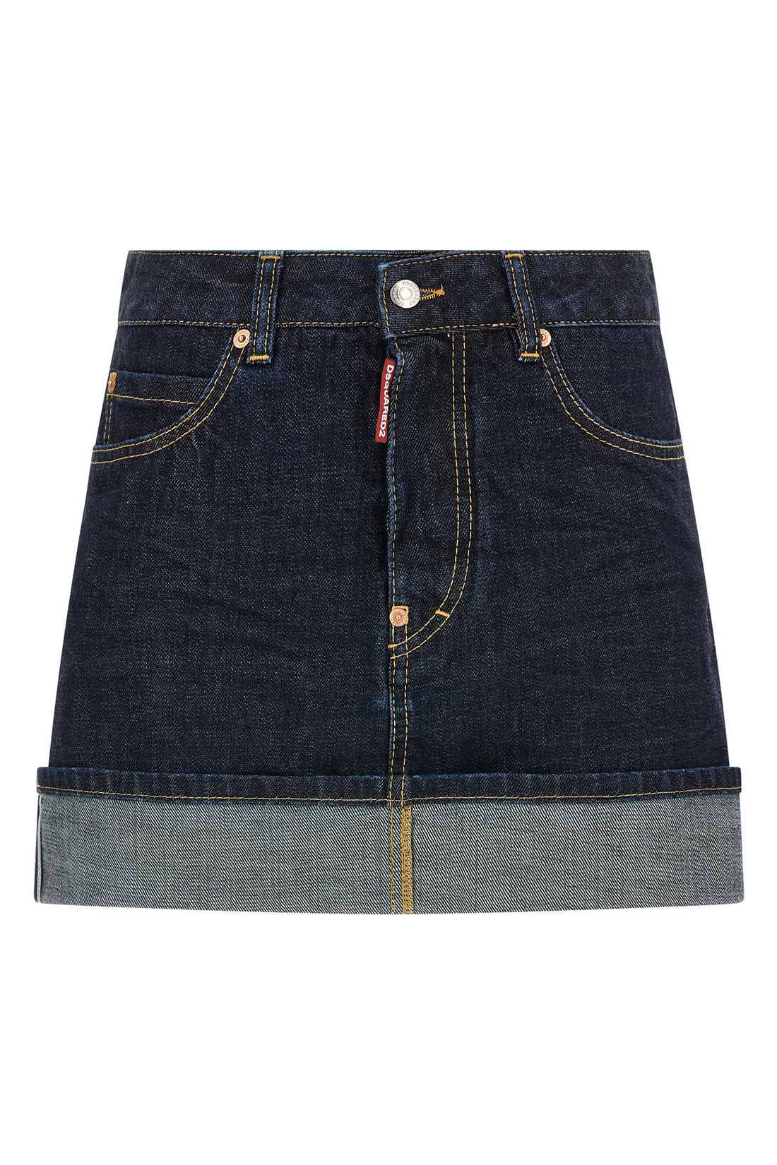DSQUARED2 38 13-ounce cimosa authentic japanese denim japanese selvedge denim miniskirt