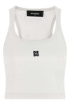 the white tank top dsquared2 d2 upside down redefines essential clothing codes