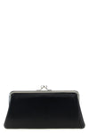 classic clasp leather coin purse