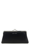 classic clasp leather coin purse
