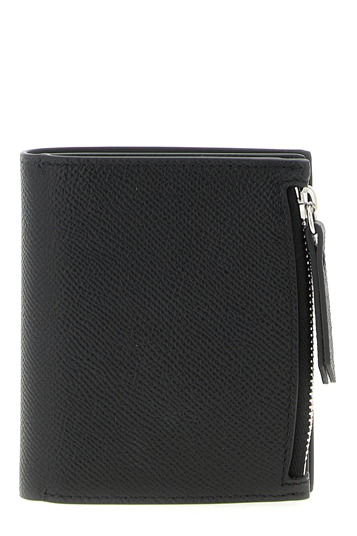 four stitches hammered leather wallet