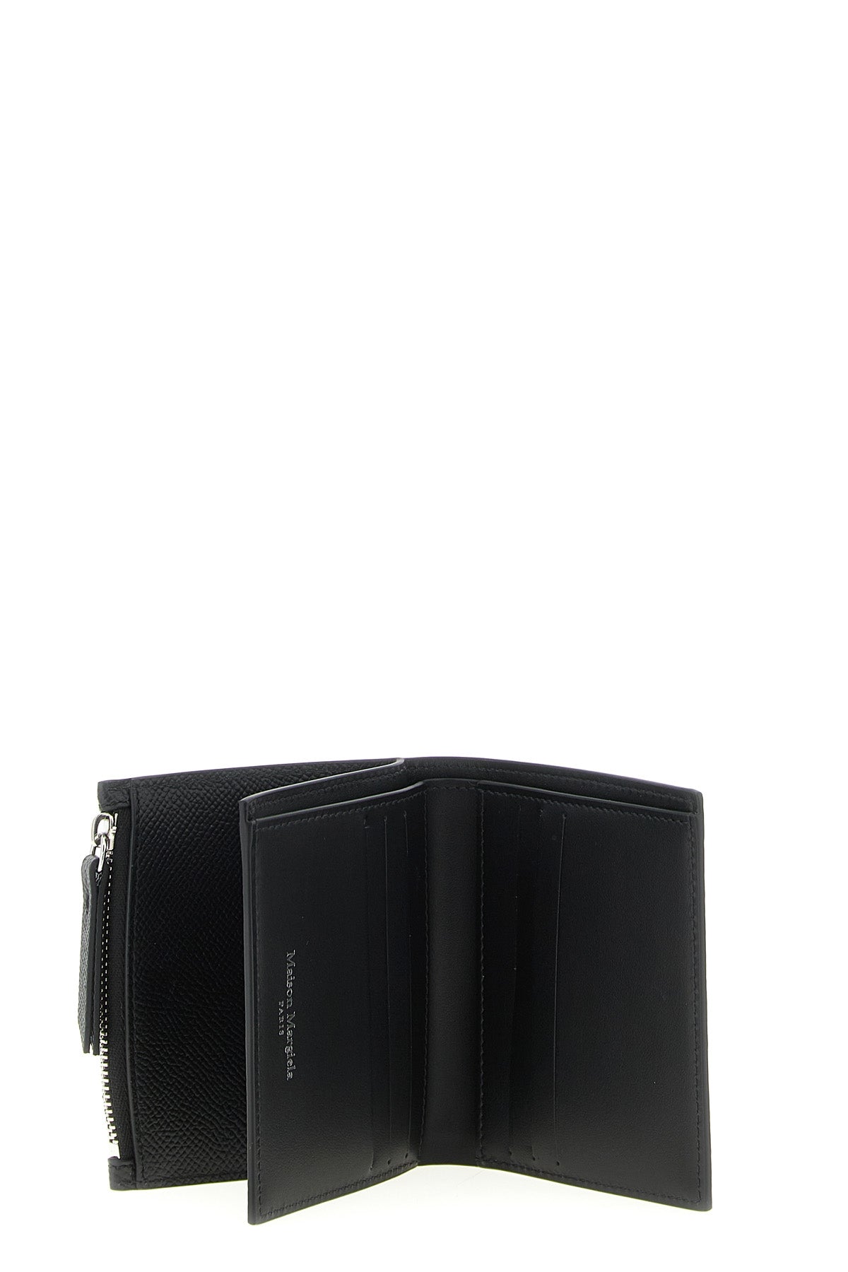 four stitches hammered leather wallet