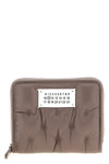 small glam slam wallet in quilted matelassé effect nappa leather typical of ha