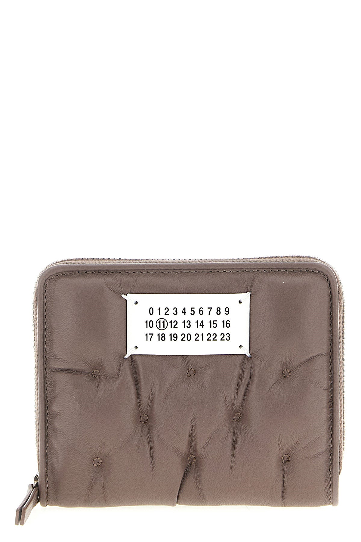 small glam slam wallet in quilted matelassé effect nappa leather typical of ha