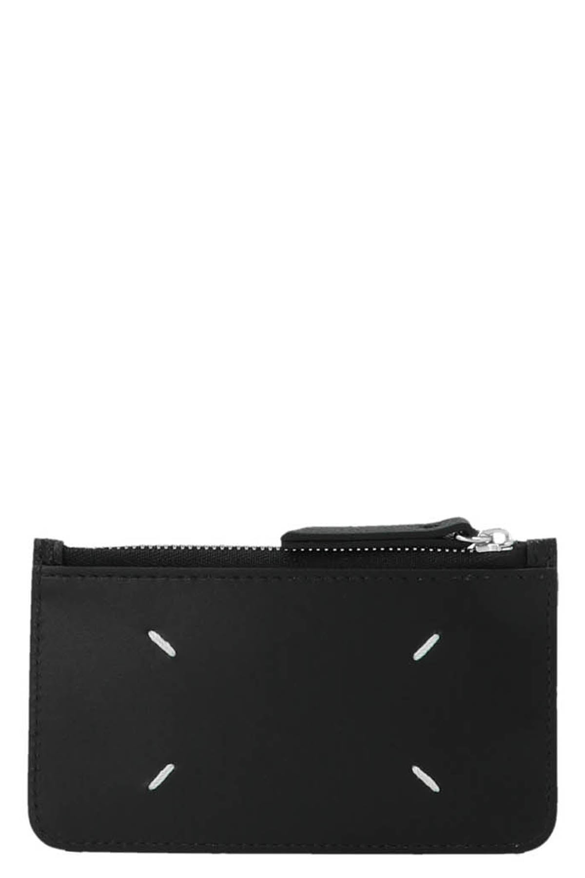 stitching zipped card holder