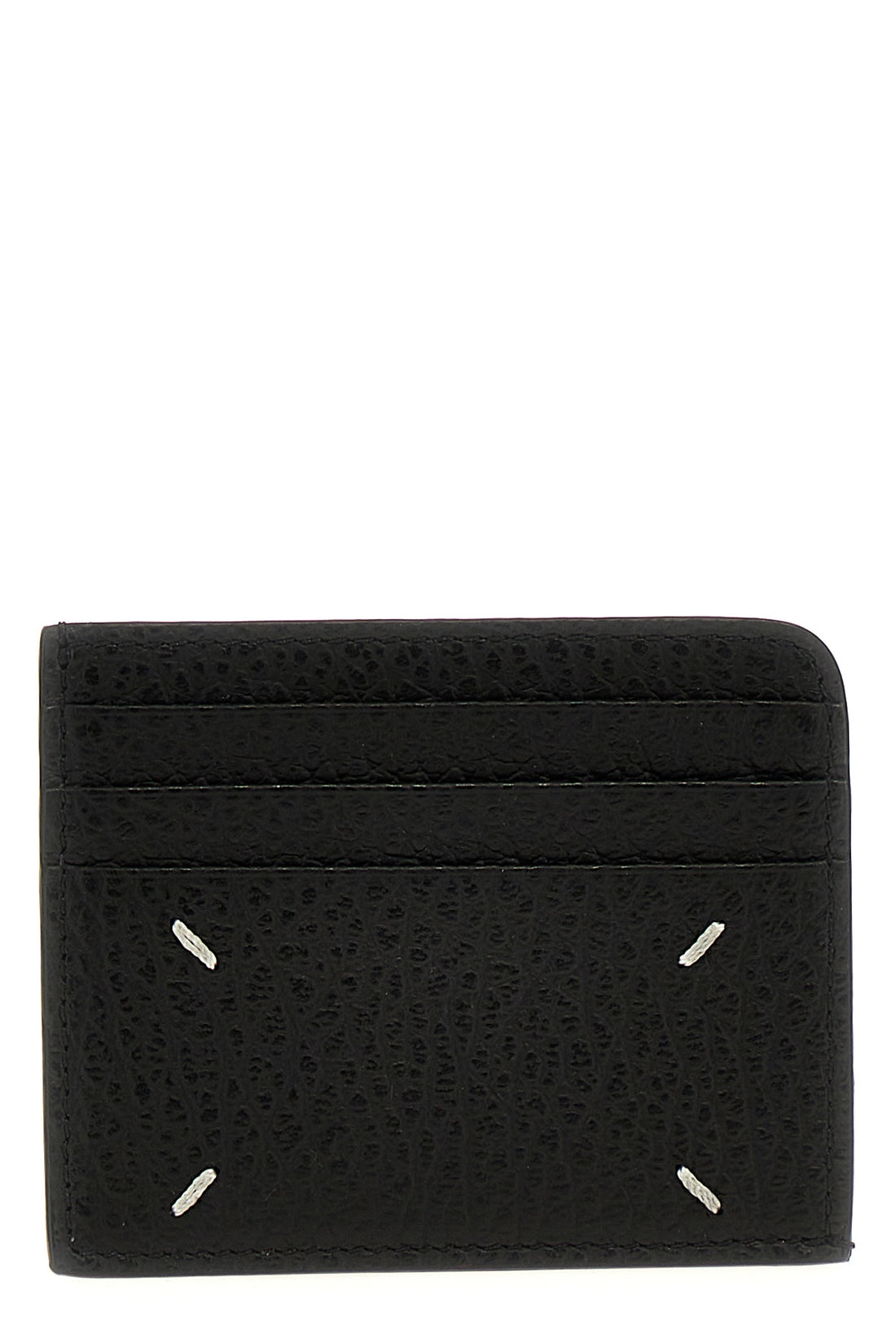 MAISON MARGIELA OS embossed leather four stitches card holder