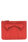 big bow leather wallet