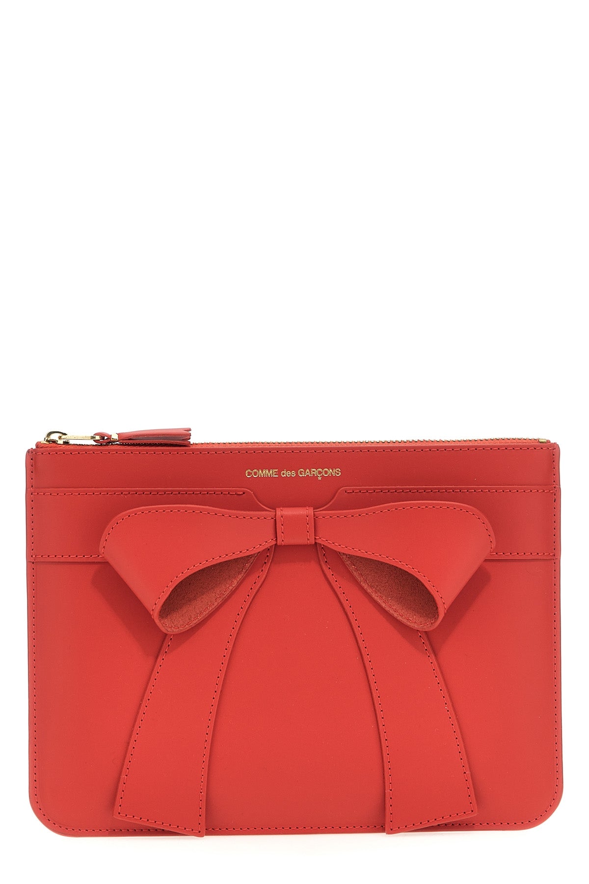 big bow leather wallet