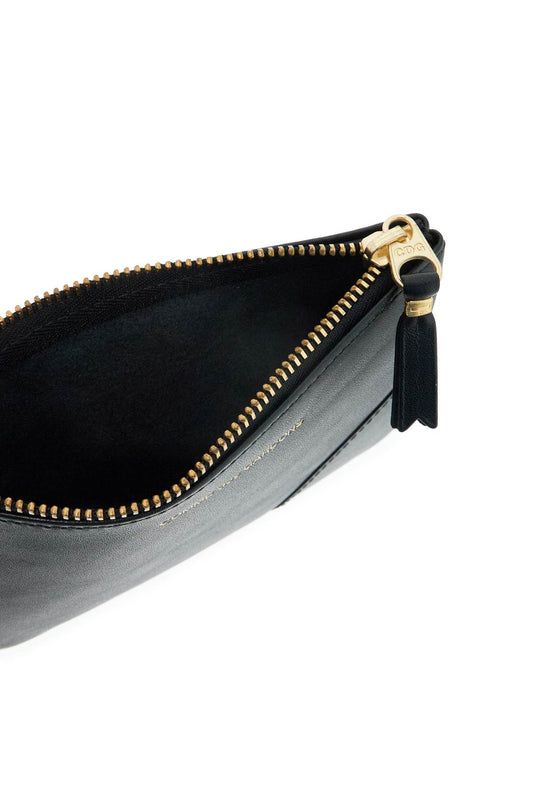 "classic leather mini pouch for everyday