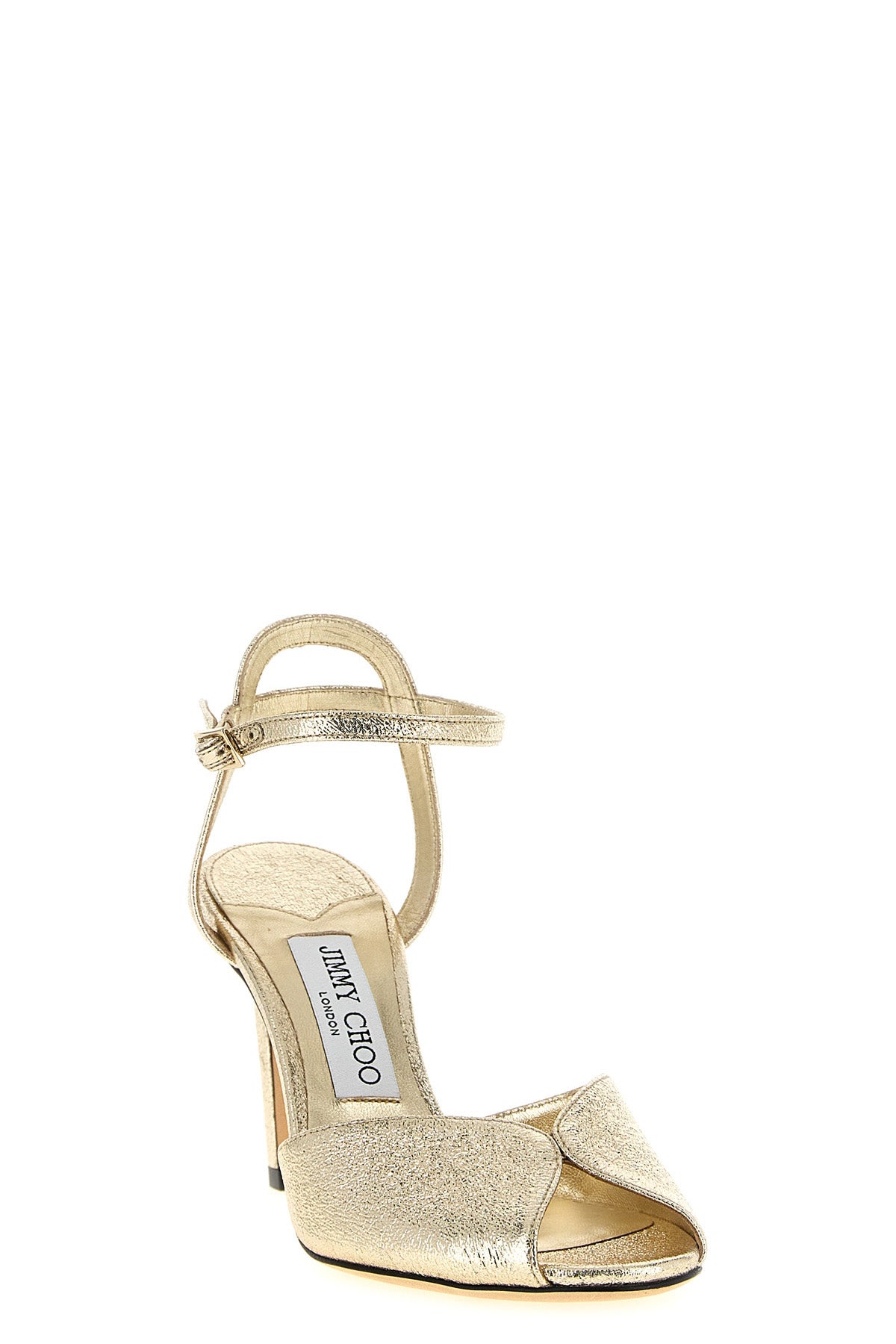 jimmy choo sacora sandals define evening elegance through a slender silhouette