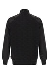 monogram jacquard stretch cotton sweatshirt