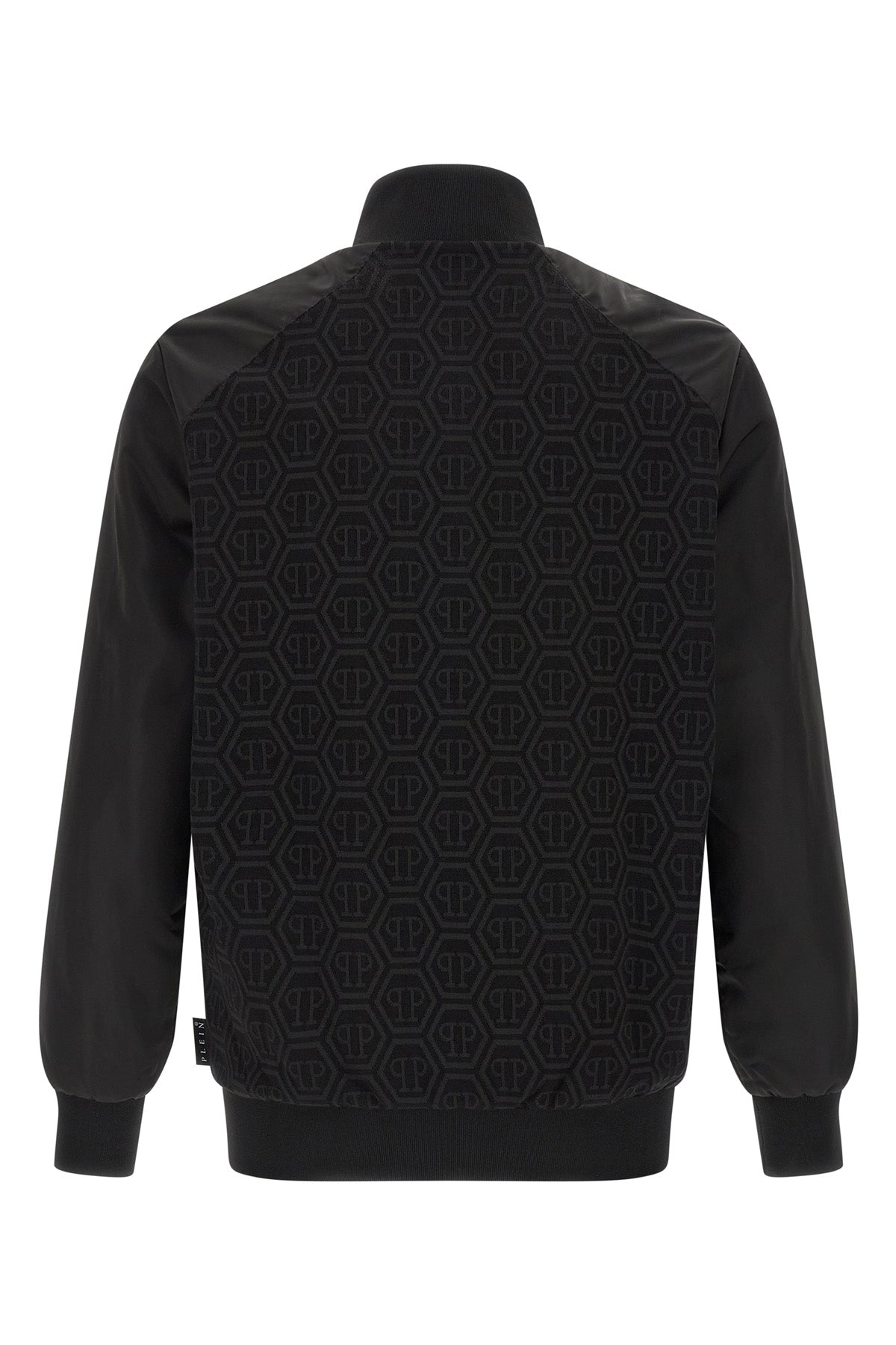 monogram jacquard stretch cotton sweatshirt