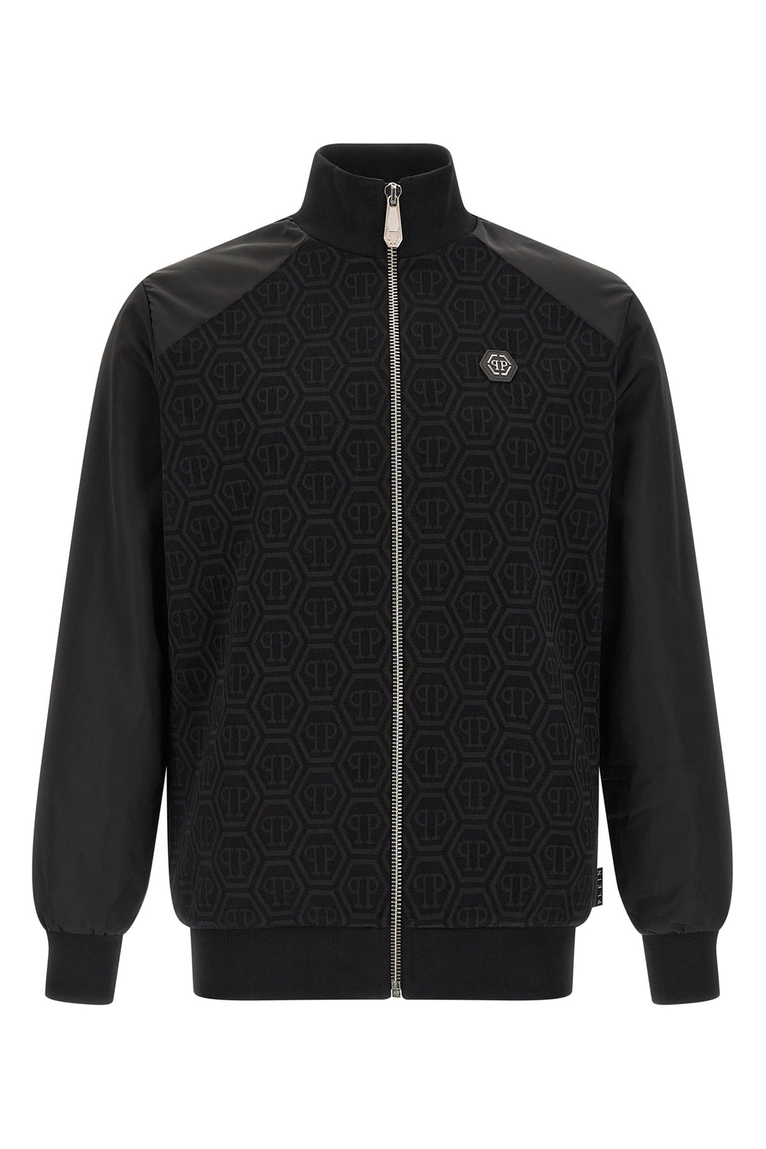 PHILIPP PLEIN L monogram jacquard stretch cotton sweatshirt