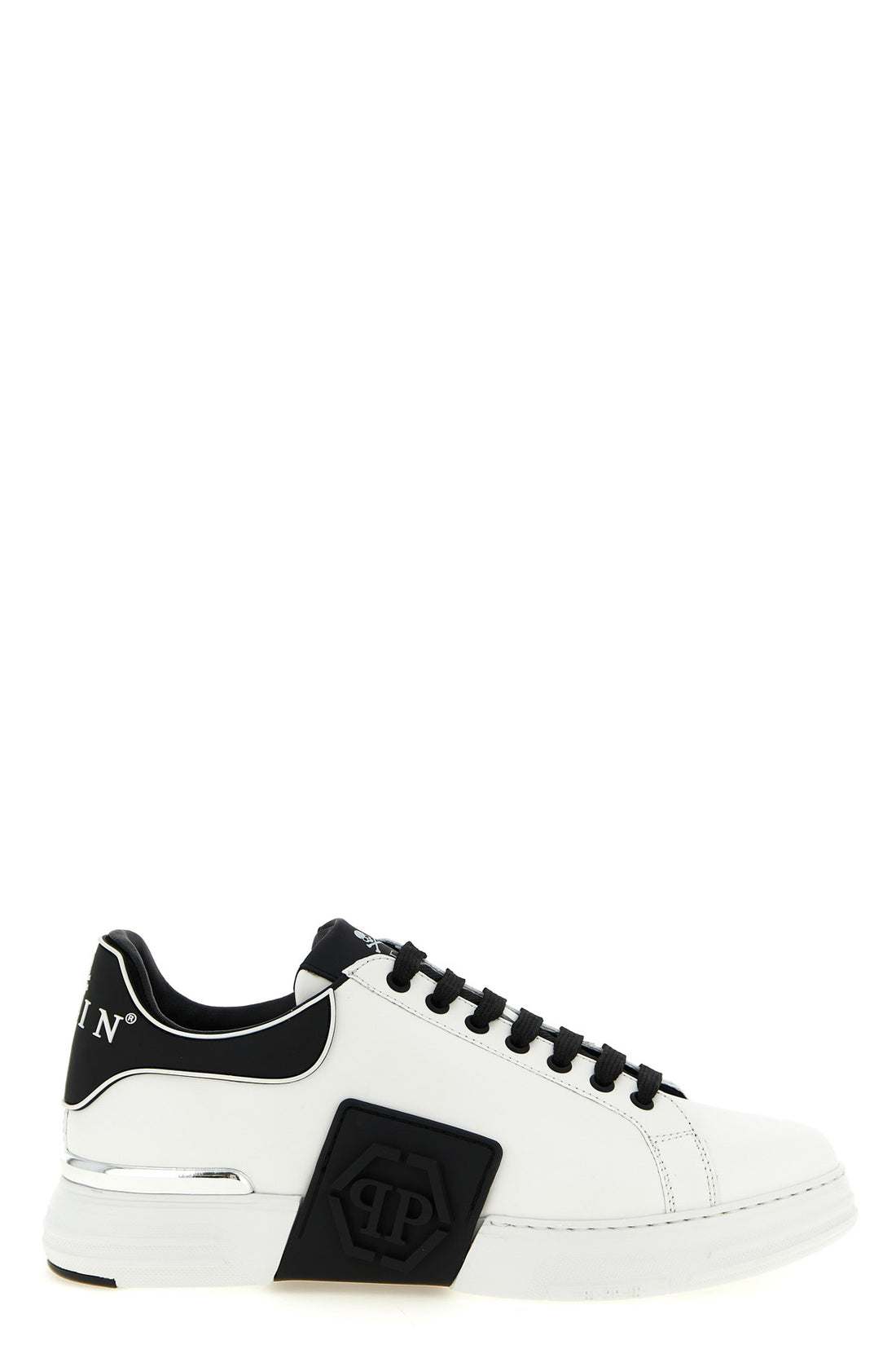 PHILIPP PLEIN 40 premium leather phantom kick$ sneakers