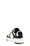 sk8r sneakers in leather-effect fabric and canvas