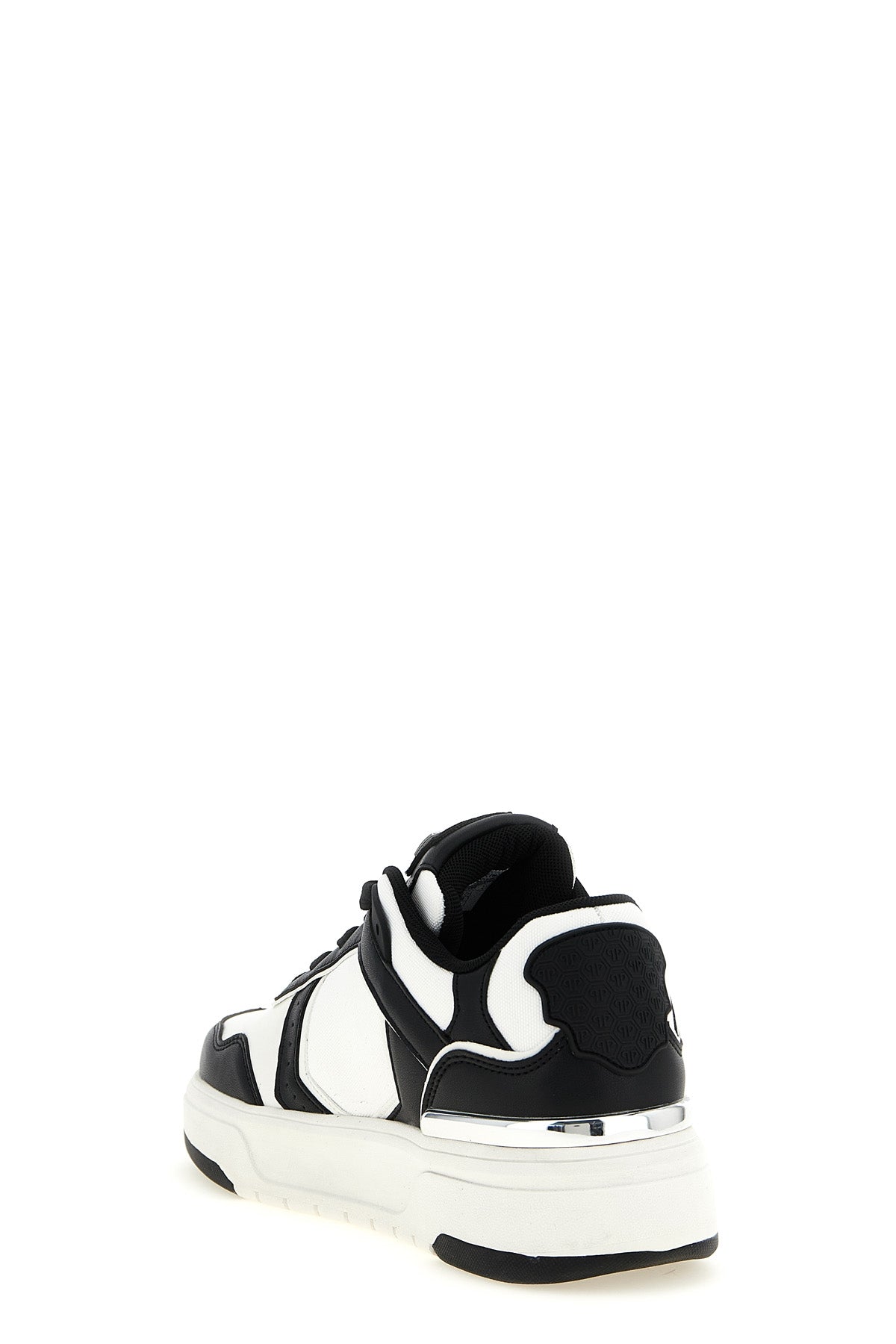 sk8r sneakers in leather-effect fabric and canvas