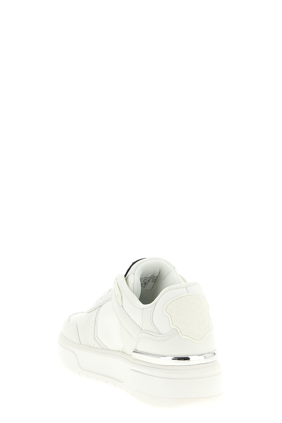 sk8r sneakers in leather-effect fabric and canvas