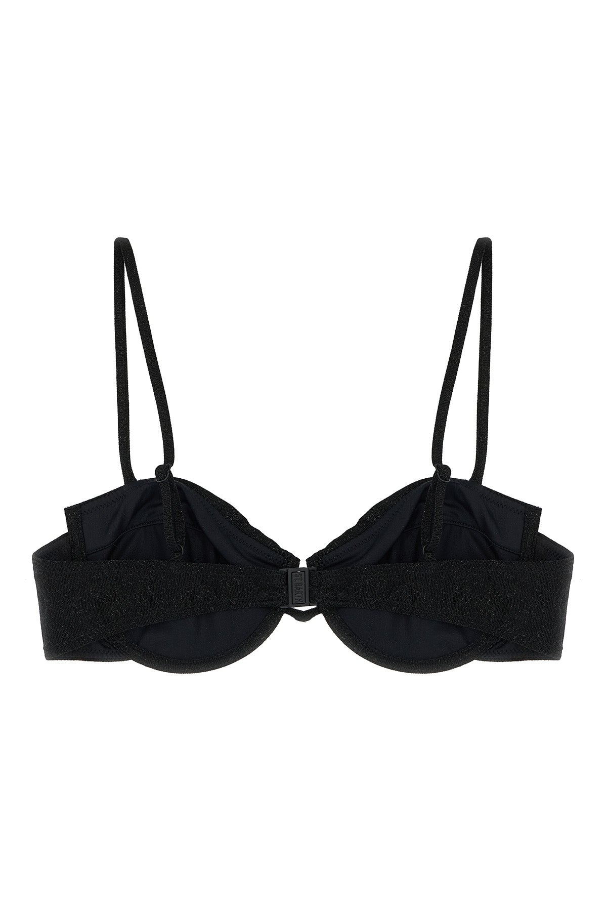 salina bikini top in stretch lurex fabric