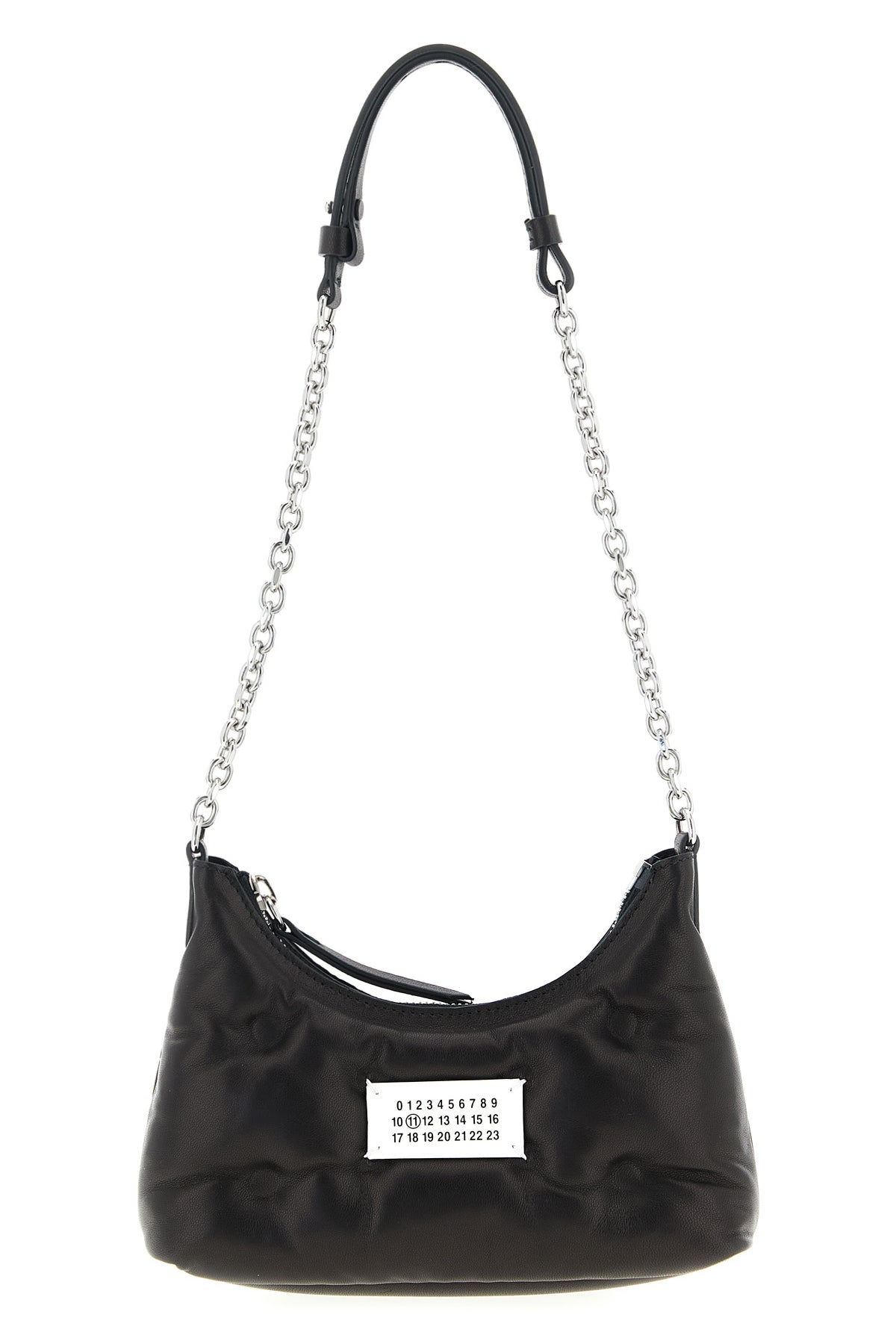 glam slam hobo micro shoulder bag in quilted nappa