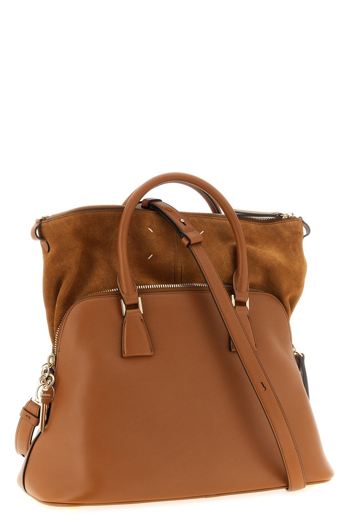 maison margiela 5ac soft medium shoulder bag explores the concept of deconstru