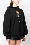 dont care gauze cotton capsule hoodie