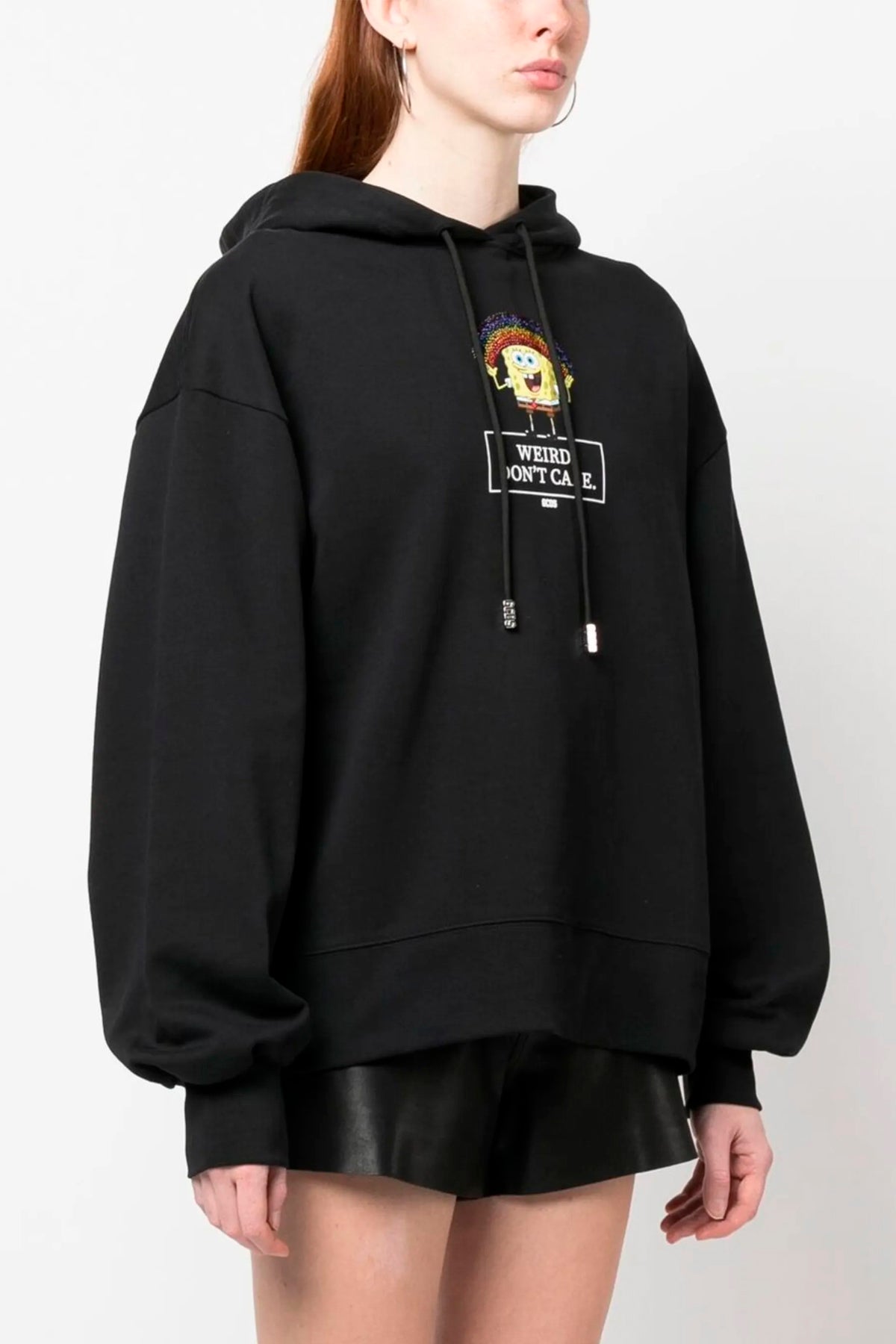 dont care gauze cotton capsule hoodie