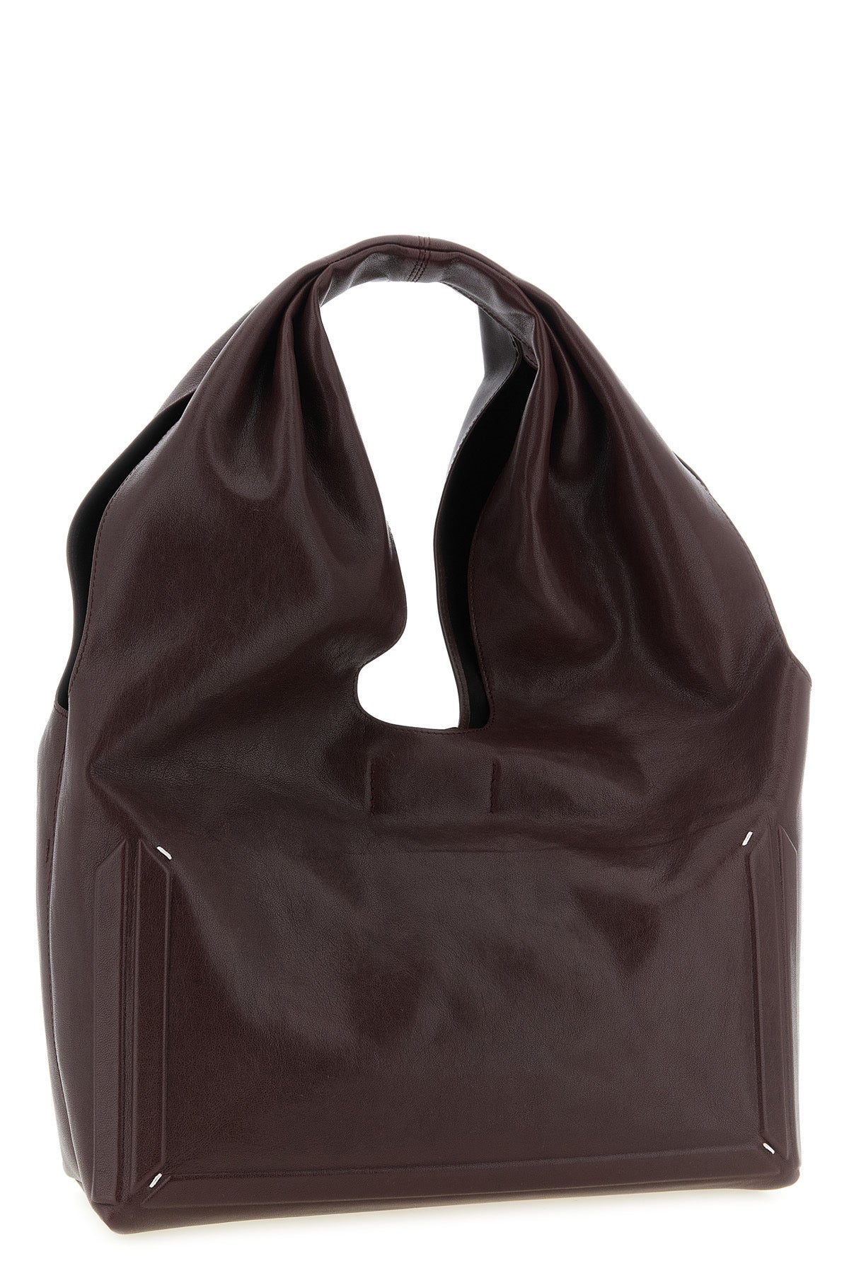 the maison margiela box bag medium shoulder bag redefines the codes of leather g