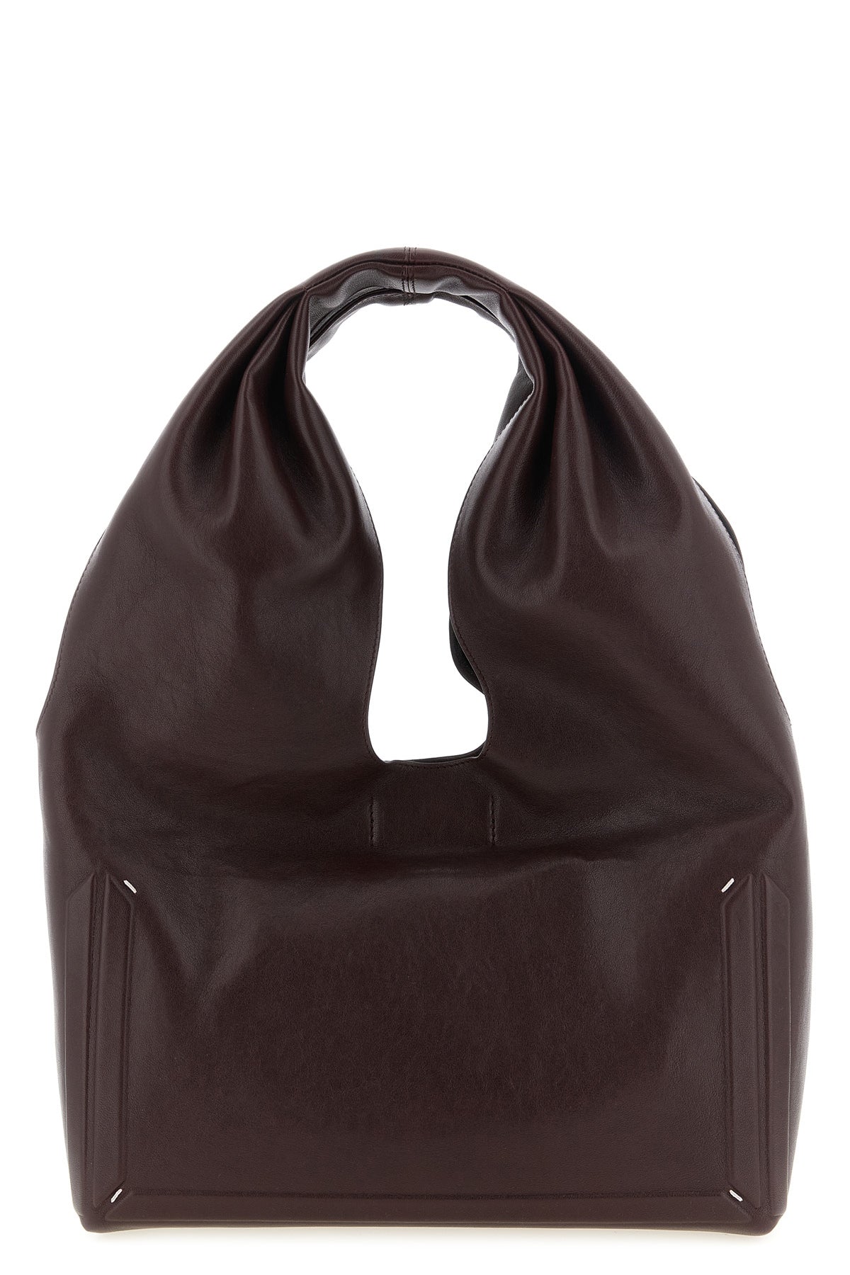 the maison margiela box bag medium shoulder bag redefines the codes of leather g