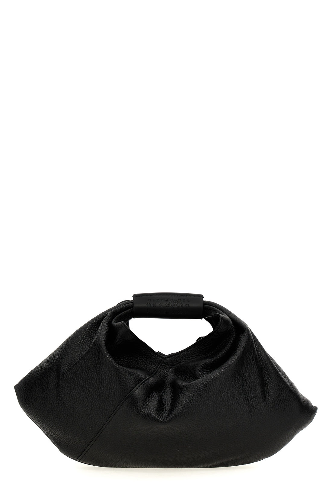 MM6 OS japanese hammered leather handbag