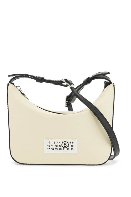 shoulder bag in numeric nylon material