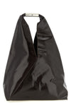 japanese classic semi-gloss leather handbag