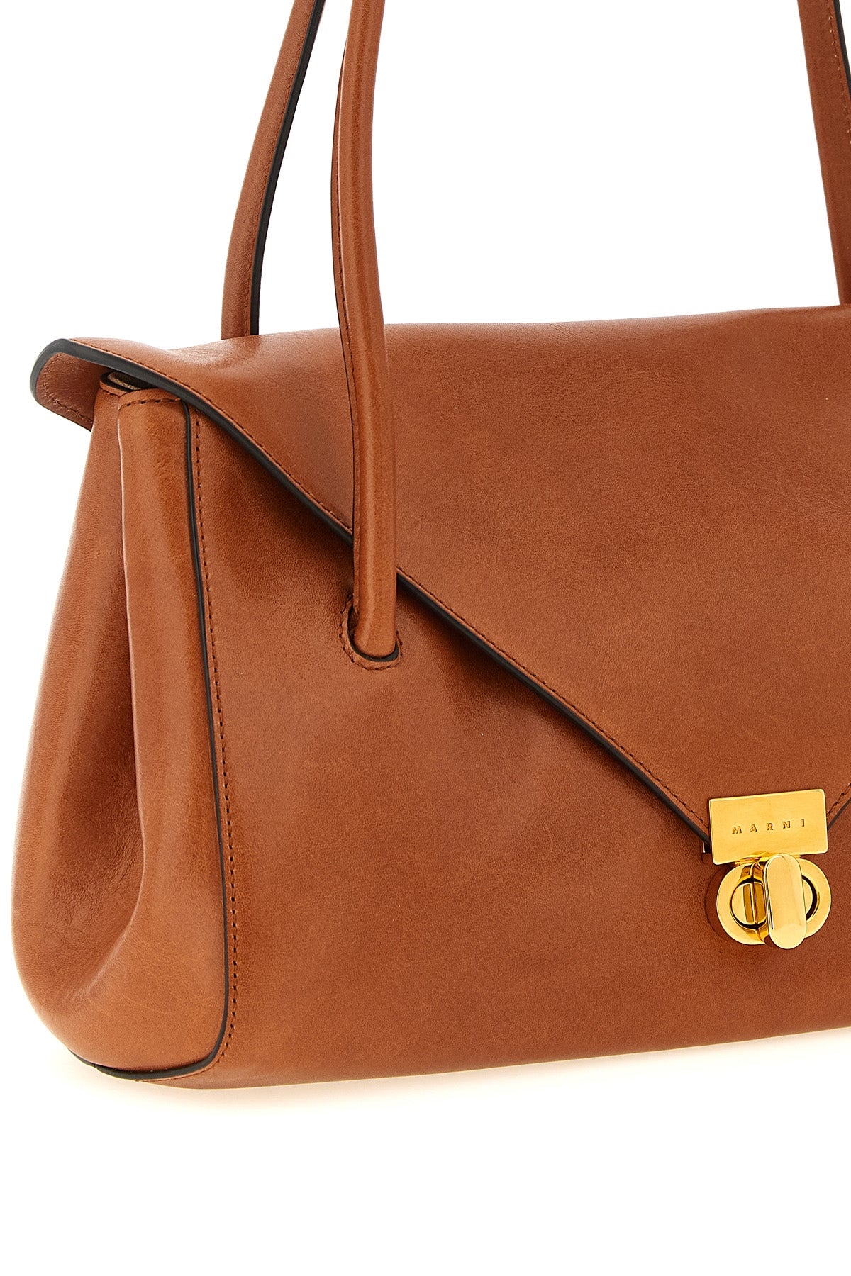 the marni east/west shoulder bag redefines the codes of everyday elegance throug