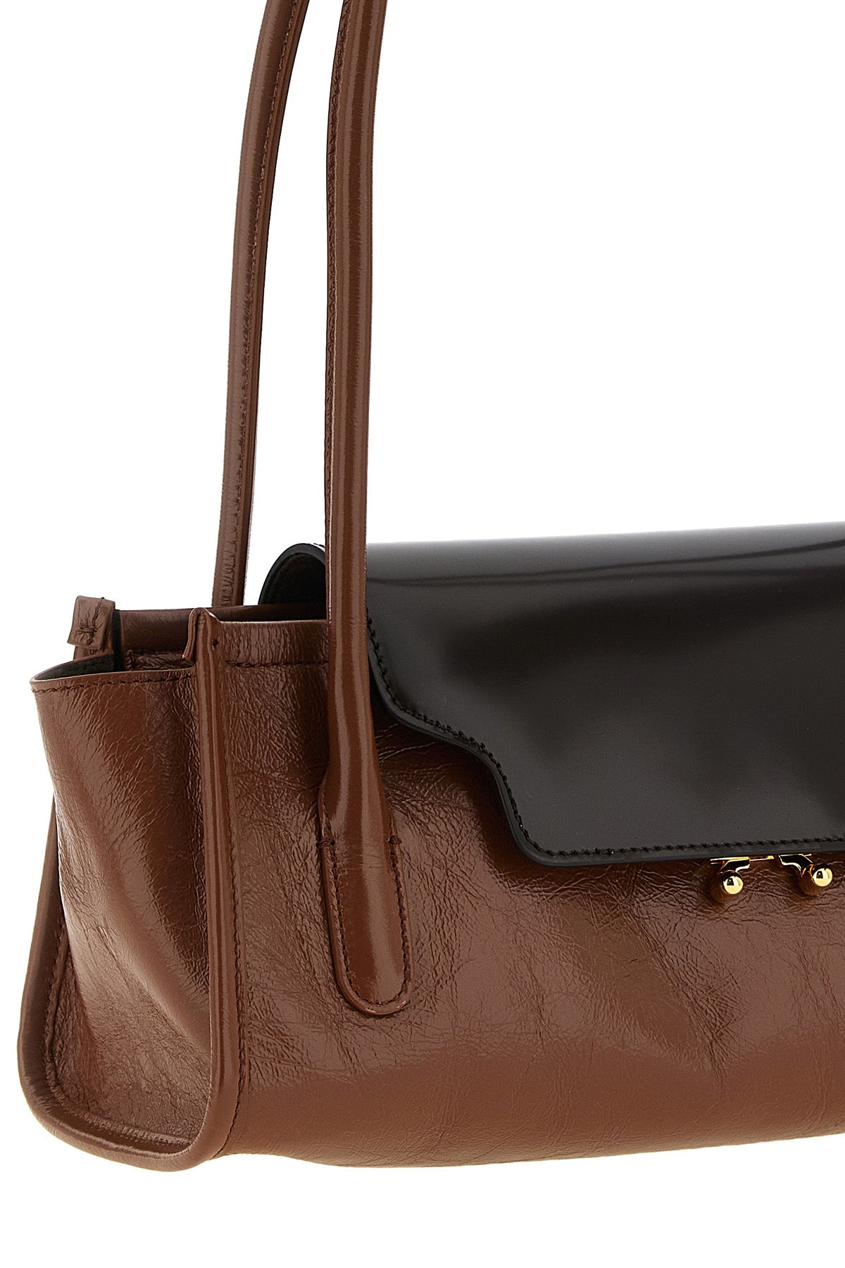 the marni trunkette shoulder bag redefines the structural codes of the brand t