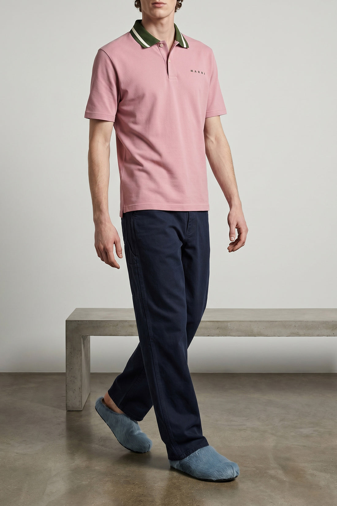 MARNI 40 fussbett long-haired calf leather sabots