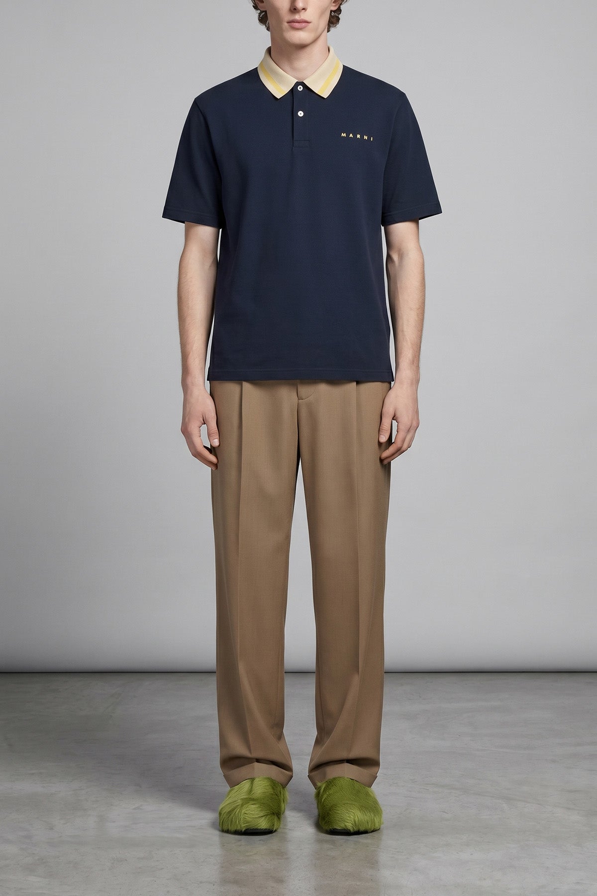 fussbett long-haired calf leather sabots