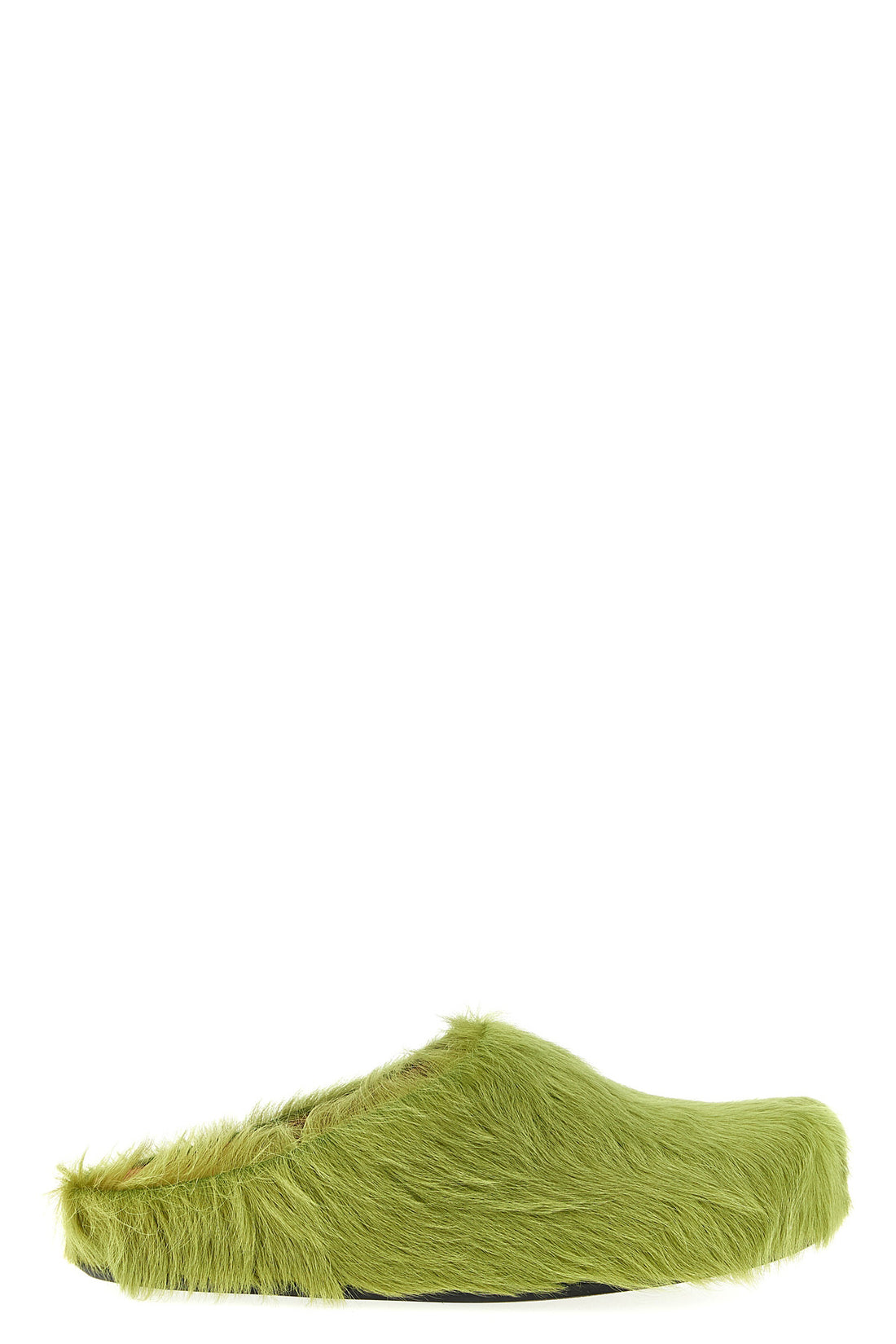 MARNI 40 fussbett long-haired calf leather sabots