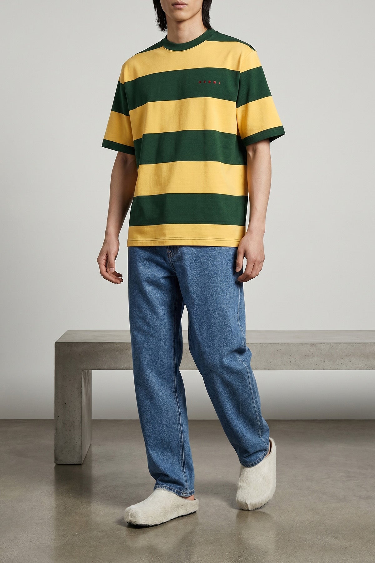 fussbett long-haired calf leather sabots