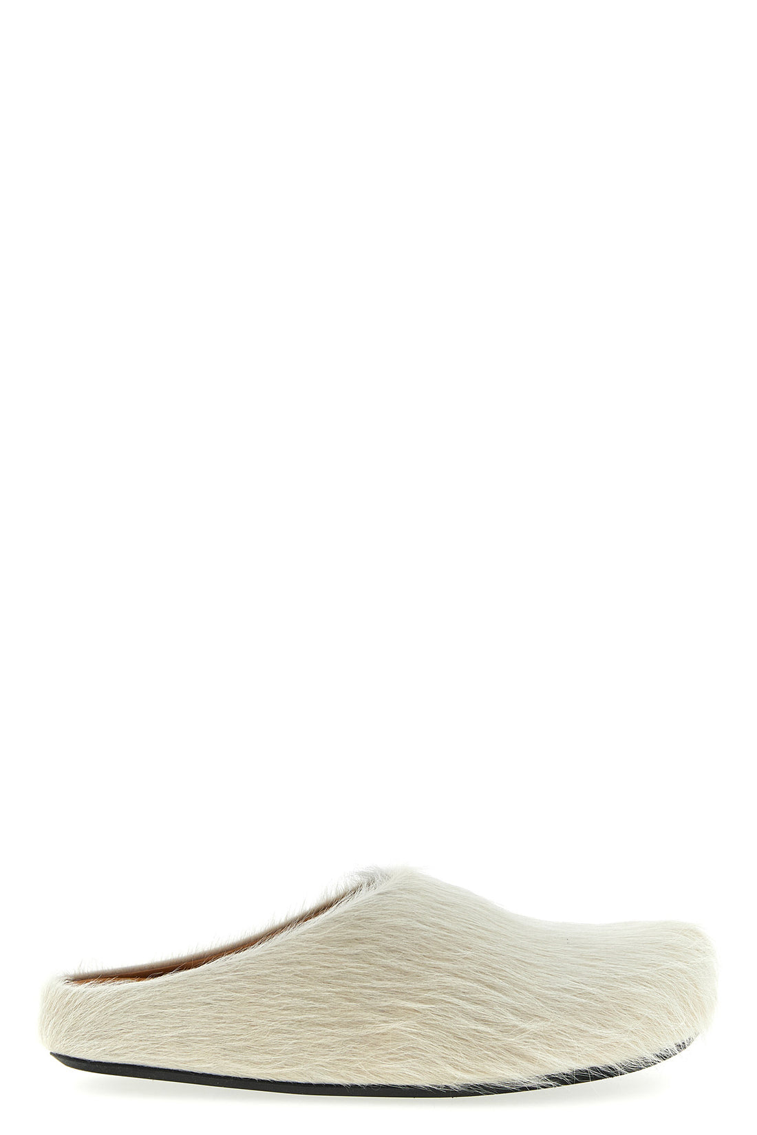 MARNI 40 fussbett long-haired calf leather sabots